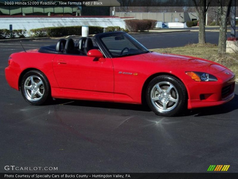 New Formula Red / Black 2003 Honda S2000 Roadster