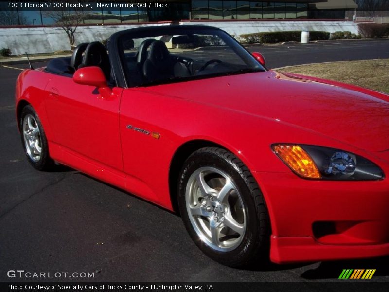 New Formula Red / Black 2003 Honda S2000 Roadster
