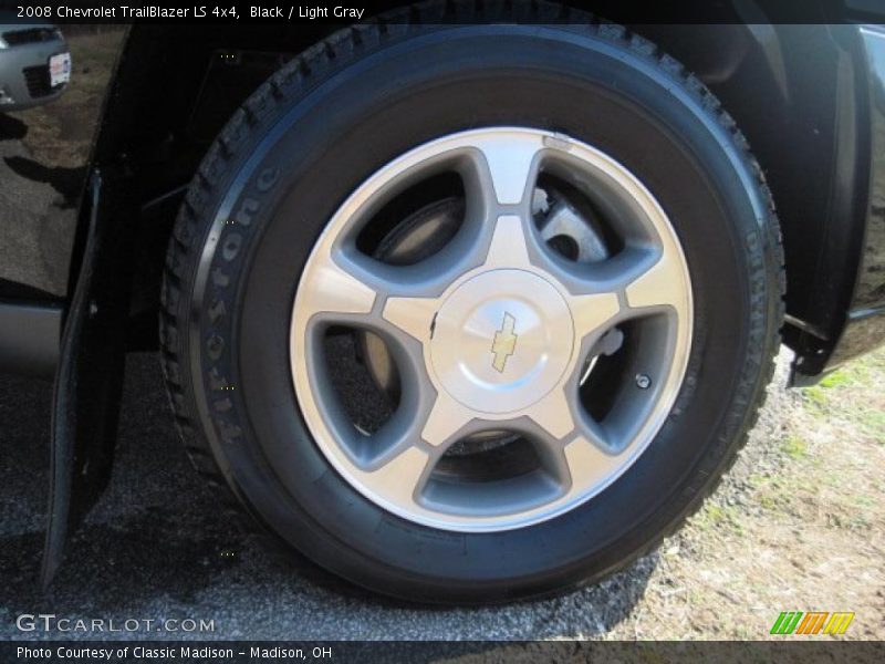 Black / Light Gray 2008 Chevrolet TrailBlazer LS 4x4