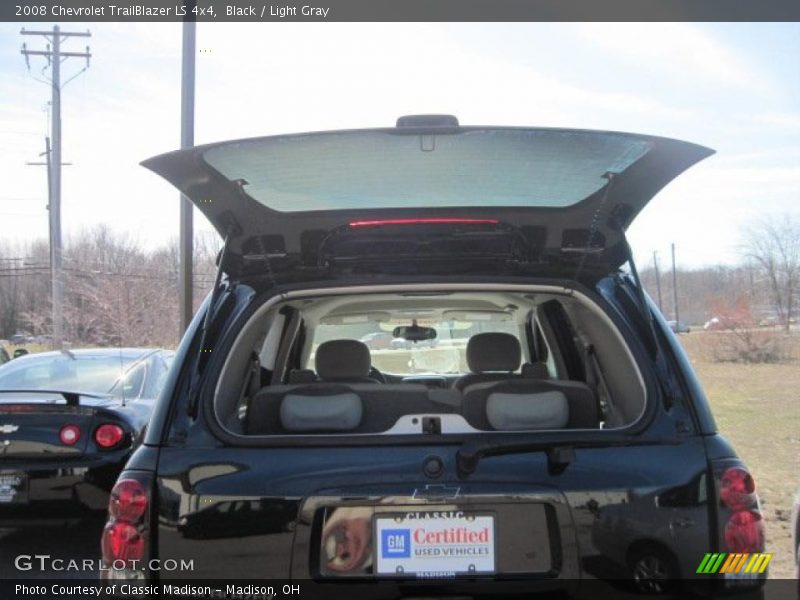 Black / Light Gray 2008 Chevrolet TrailBlazer LS 4x4