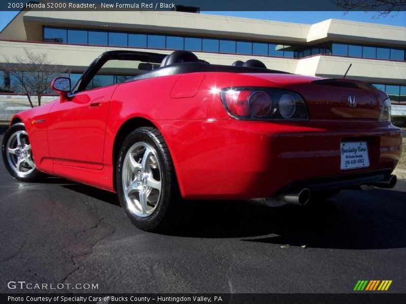 New Formula Red / Black 2003 Honda S2000 Roadster