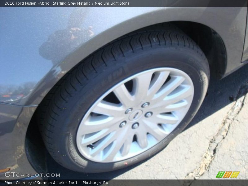 Sterling Grey Metallic / Medium Light Stone 2010 Ford Fusion Hybrid