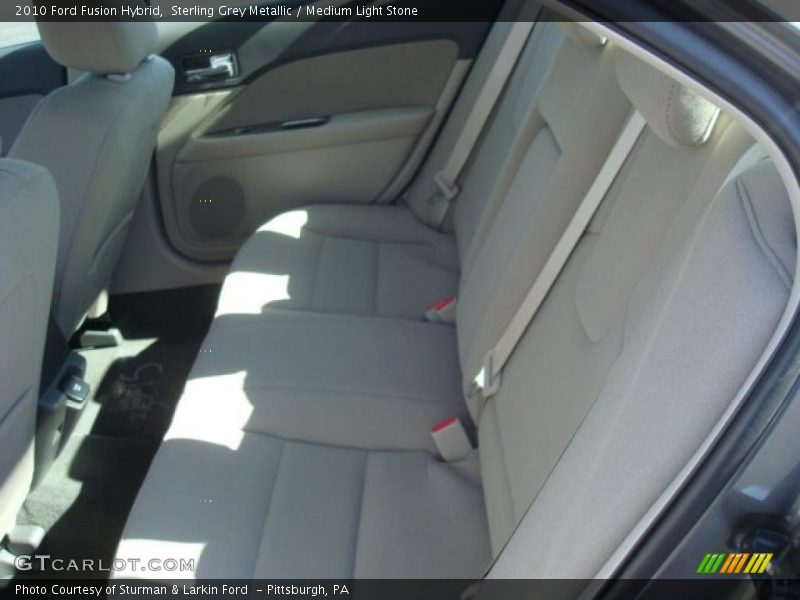 Sterling Grey Metallic / Medium Light Stone 2010 Ford Fusion Hybrid
