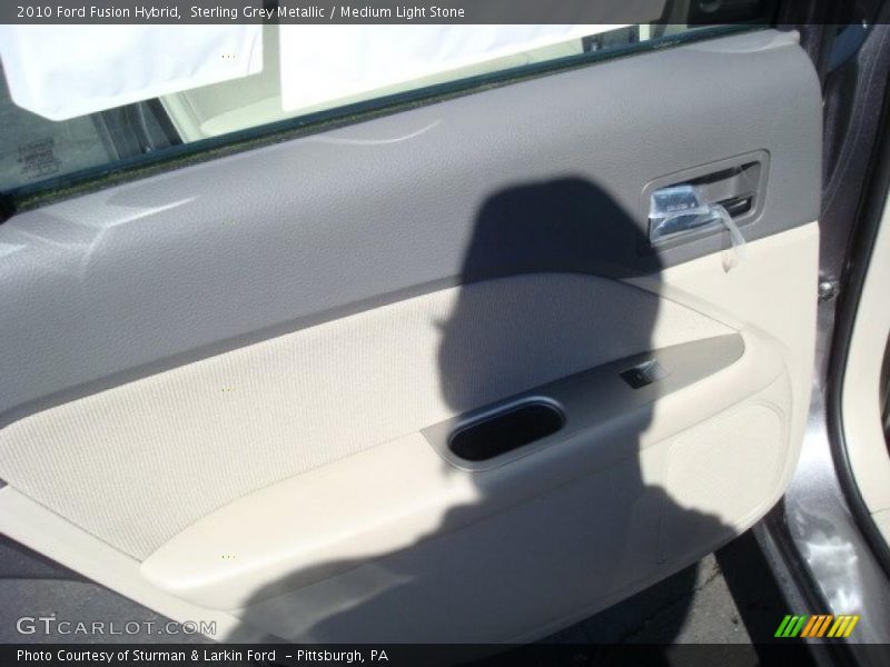 Sterling Grey Metallic / Medium Light Stone 2010 Ford Fusion Hybrid