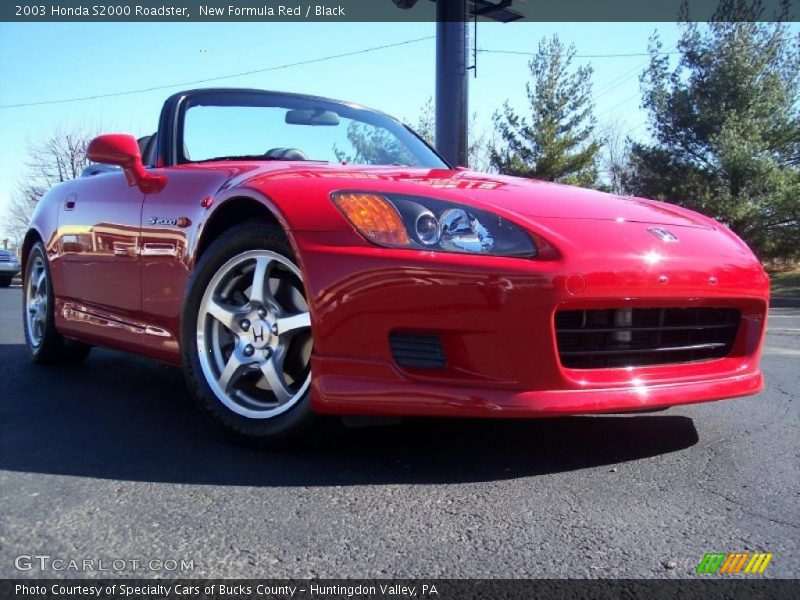 New Formula Red / Black 2003 Honda S2000 Roadster