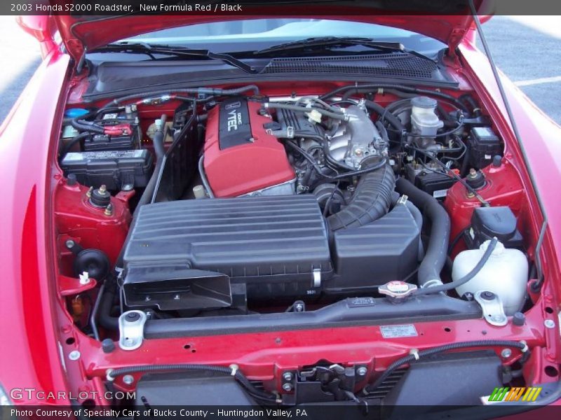New Formula Red / Black 2003 Honda S2000 Roadster