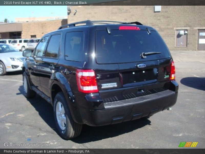 Black / Charcoal Black 2010 Ford Escape XLT V6 4WD