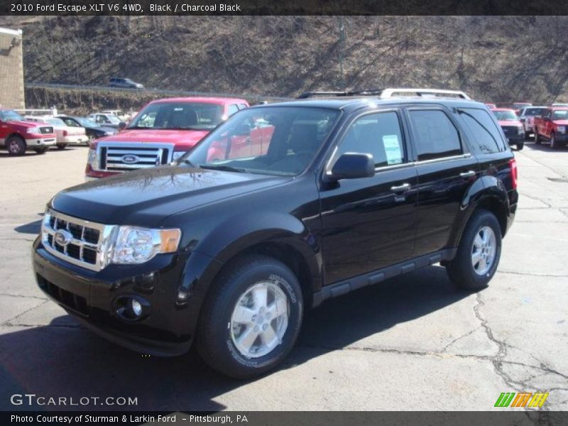 Black / Charcoal Black 2010 Ford Escape XLT V6 4WD