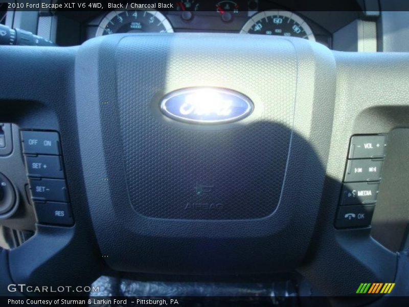 Black / Charcoal Black 2010 Ford Escape XLT V6 4WD