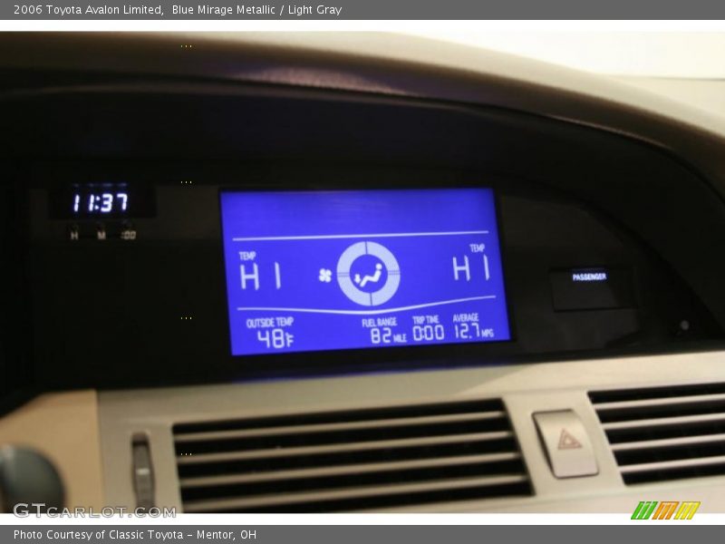 Blue Mirage Metallic / Light Gray 2006 Toyota Avalon Limited