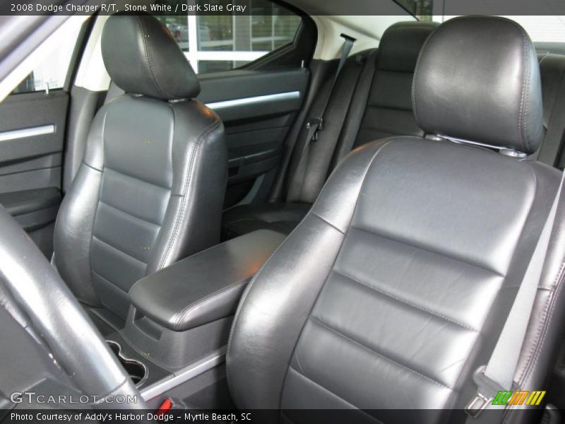 Stone White / Dark Slate Gray 2008 Dodge Charger R/T