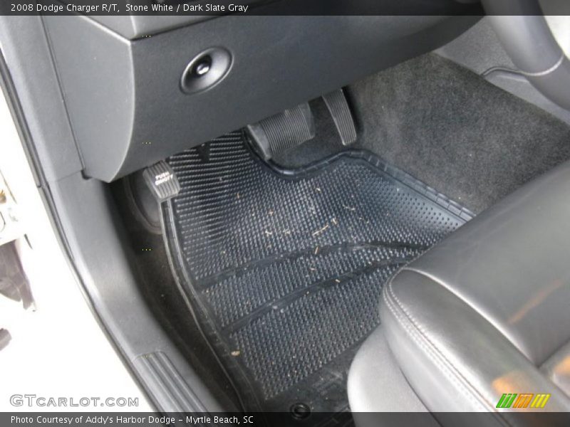 Stone White / Dark Slate Gray 2008 Dodge Charger R/T
