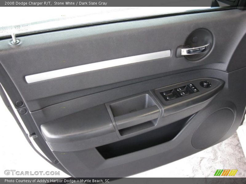 Stone White / Dark Slate Gray 2008 Dodge Charger R/T