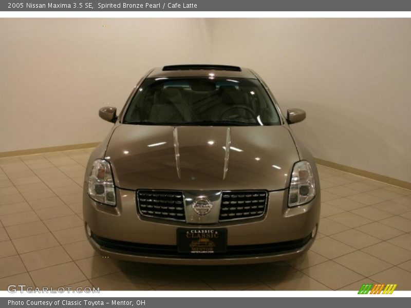 Spirited Bronze Pearl / Cafe Latte 2005 Nissan Maxima 3.5 SE