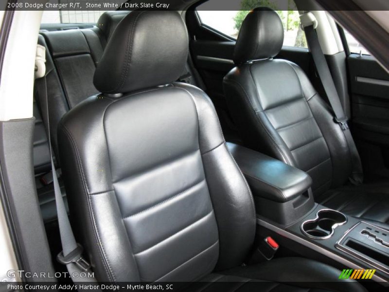Stone White / Dark Slate Gray 2008 Dodge Charger R/T