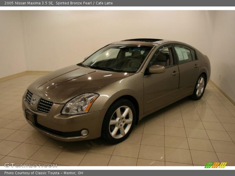 Spirited Bronze Pearl / Cafe Latte 2005 Nissan Maxima 3.5 SE