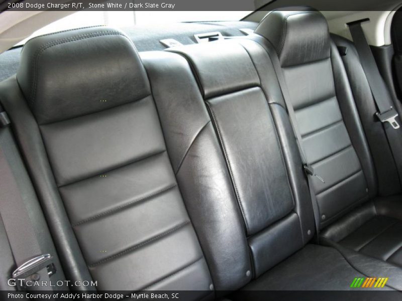 Stone White / Dark Slate Gray 2008 Dodge Charger R/T