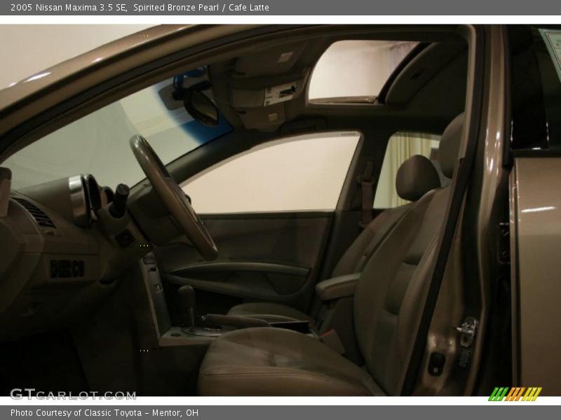 Spirited Bronze Pearl / Cafe Latte 2005 Nissan Maxima 3.5 SE