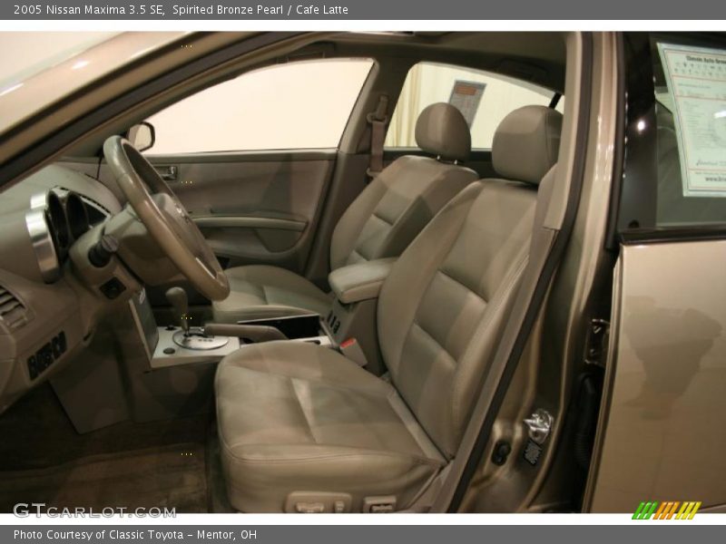 Spirited Bronze Pearl / Cafe Latte 2005 Nissan Maxima 3.5 SE