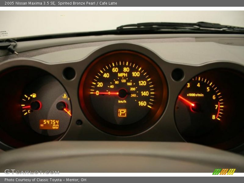 Spirited Bronze Pearl / Cafe Latte 2005 Nissan Maxima 3.5 SE