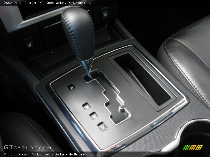 Stone White / Dark Slate Gray 2008 Dodge Charger R/T