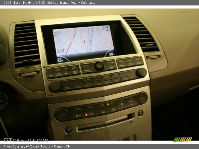 Spirited Bronze Pearl / Cafe Latte 2005 Nissan Maxima 3.5 SE