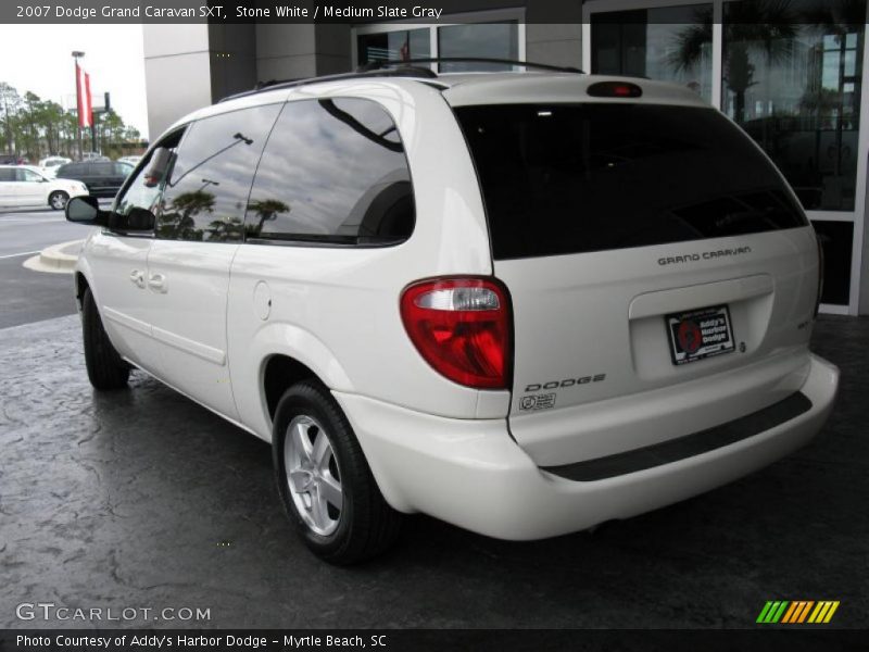 Stone White / Medium Slate Gray 2007 Dodge Grand Caravan SXT