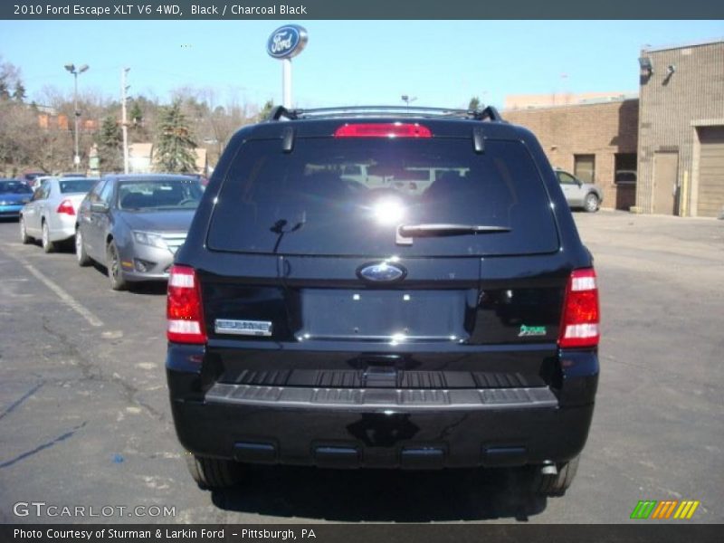 Black / Charcoal Black 2010 Ford Escape XLT V6 4WD