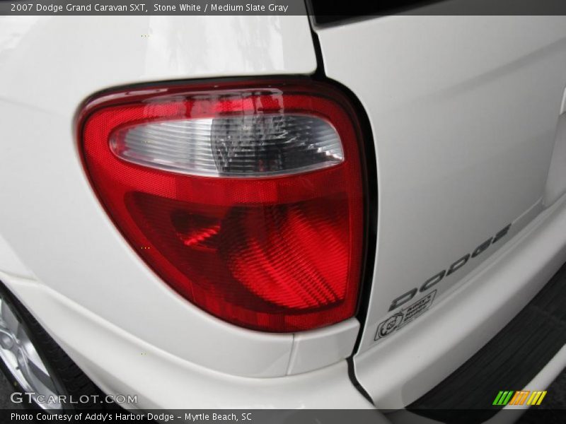 Stone White / Medium Slate Gray 2007 Dodge Grand Caravan SXT