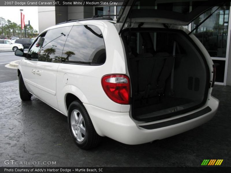 Stone White / Medium Slate Gray 2007 Dodge Grand Caravan SXT