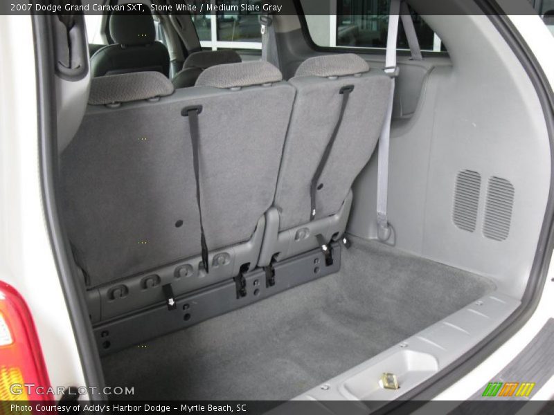 Stone White / Medium Slate Gray 2007 Dodge Grand Caravan SXT