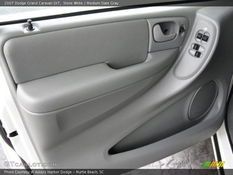 Stone White / Medium Slate Gray 2007 Dodge Grand Caravan SXT
