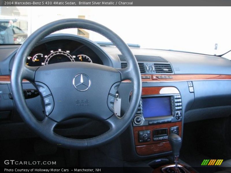 Brilliant Silver Metallic / Charcoal 2004 Mercedes-Benz S 430 4Matic Sedan
