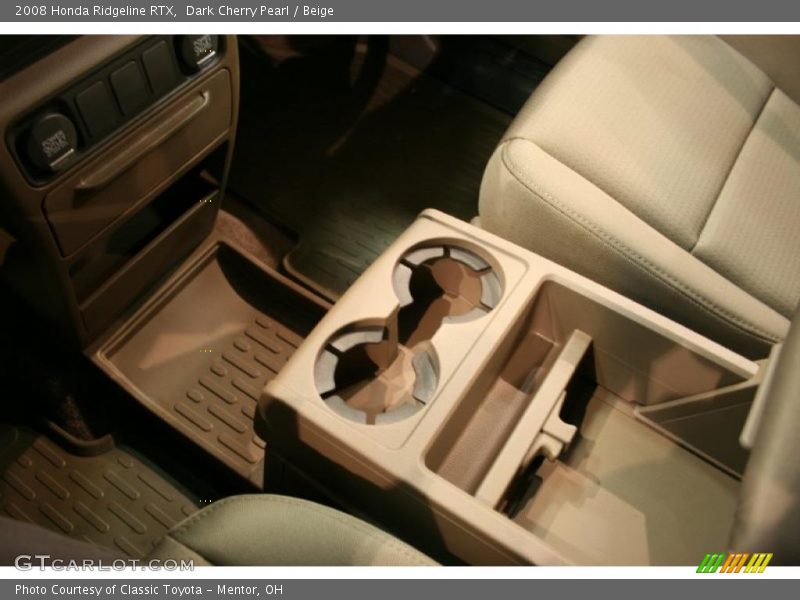 Dark Cherry Pearl / Beige 2008 Honda Ridgeline RTX