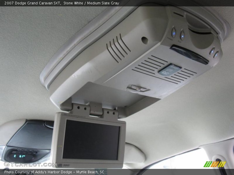 Stone White / Medium Slate Gray 2007 Dodge Grand Caravan SXT