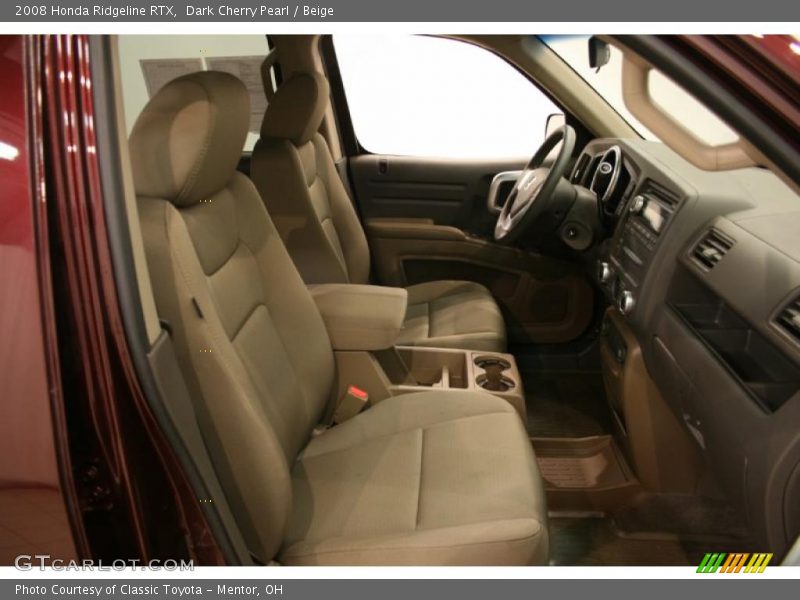Dark Cherry Pearl / Beige 2008 Honda Ridgeline RTX