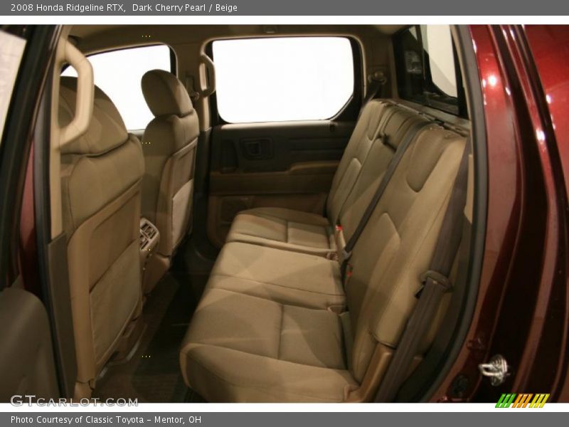 Dark Cherry Pearl / Beige 2008 Honda Ridgeline RTX