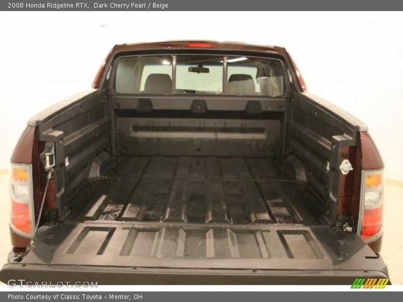 Dark Cherry Pearl / Beige 2008 Honda Ridgeline RTX