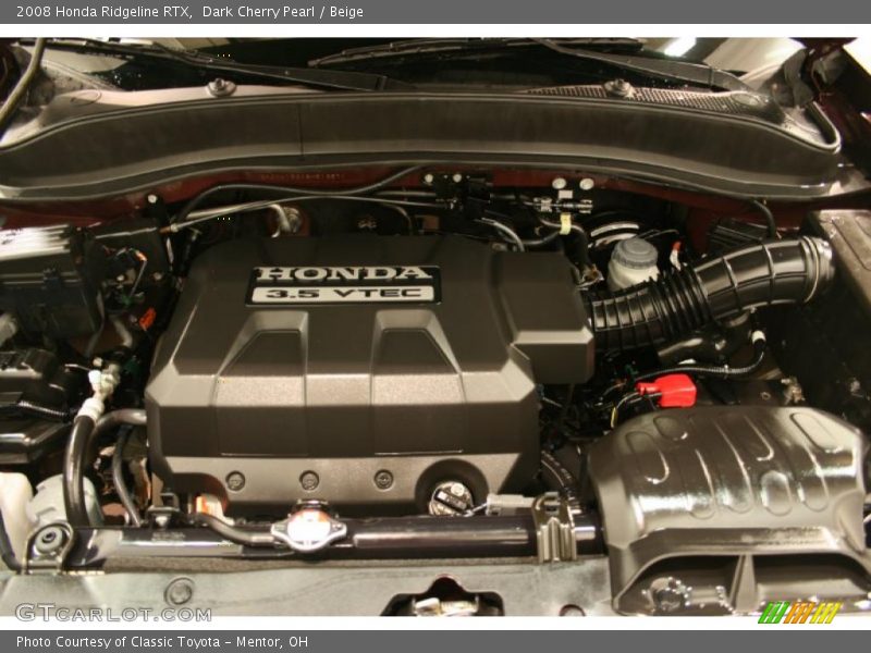 Dark Cherry Pearl / Beige 2008 Honda Ridgeline RTX