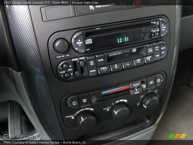 Stone White / Medium Slate Gray 2007 Dodge Grand Caravan SXT
