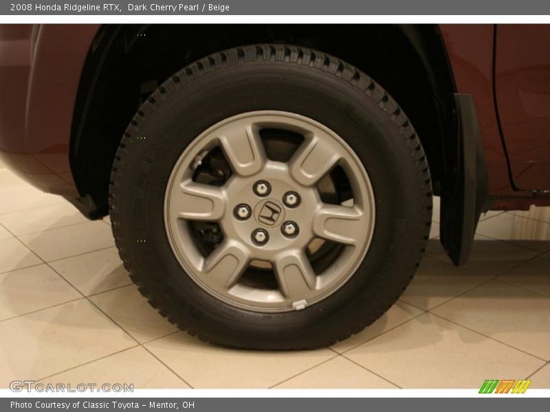 Dark Cherry Pearl / Beige 2008 Honda Ridgeline RTX