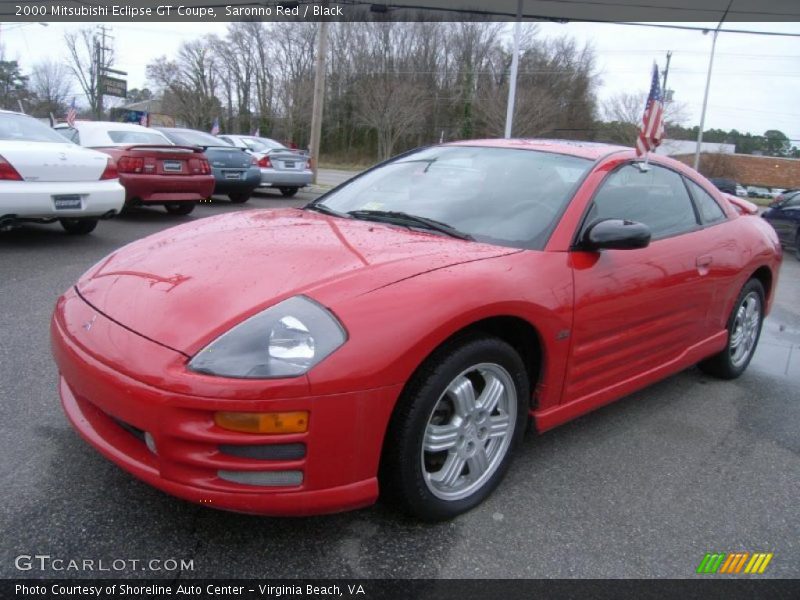 Saronno Red / Black 2000 Mitsubishi Eclipse GT Coupe