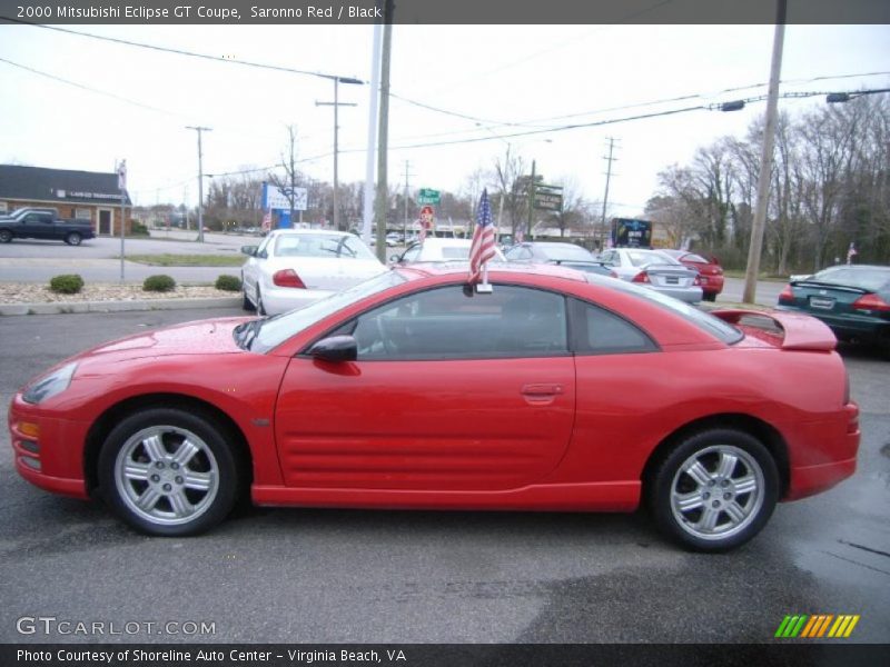 Saronno Red / Black 2000 Mitsubishi Eclipse GT Coupe