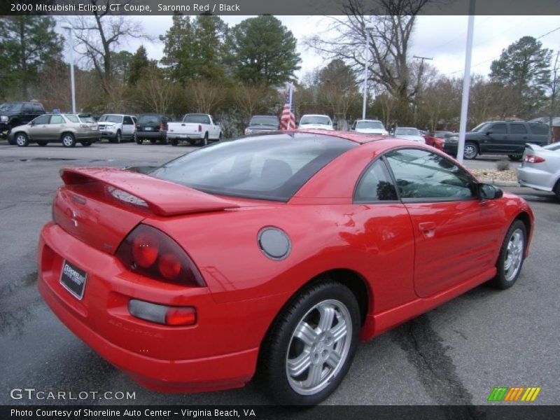 Saronno Red / Black 2000 Mitsubishi Eclipse GT Coupe