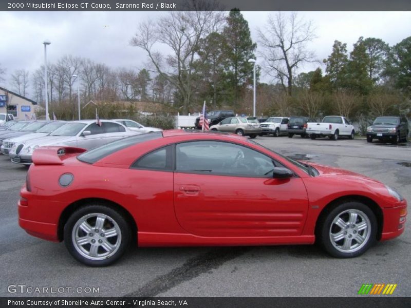 Saronno Red / Black 2000 Mitsubishi Eclipse GT Coupe
