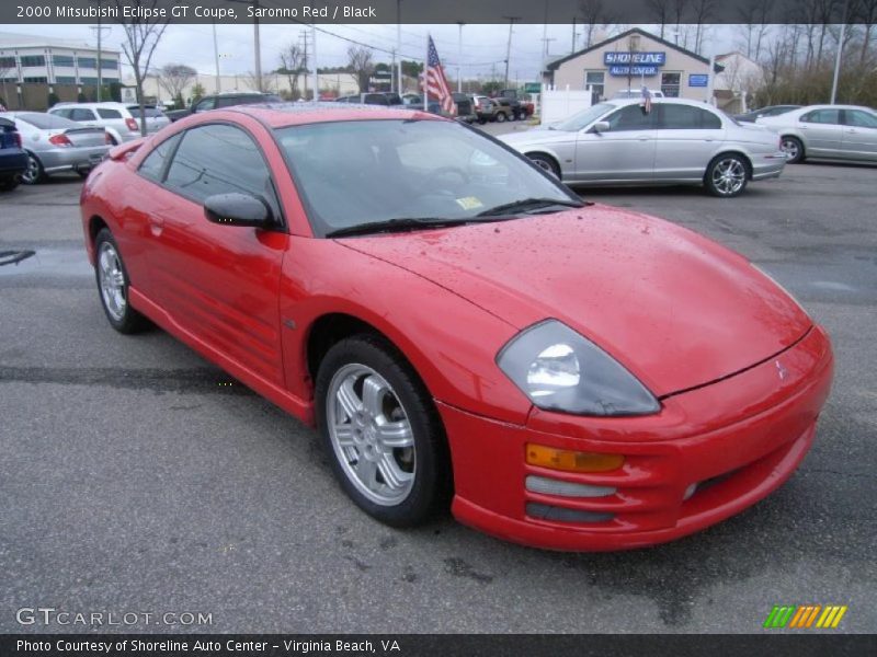 Saronno Red / Black 2000 Mitsubishi Eclipse GT Coupe