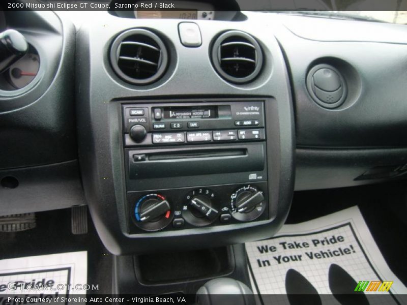 Saronno Red / Black 2000 Mitsubishi Eclipse GT Coupe
