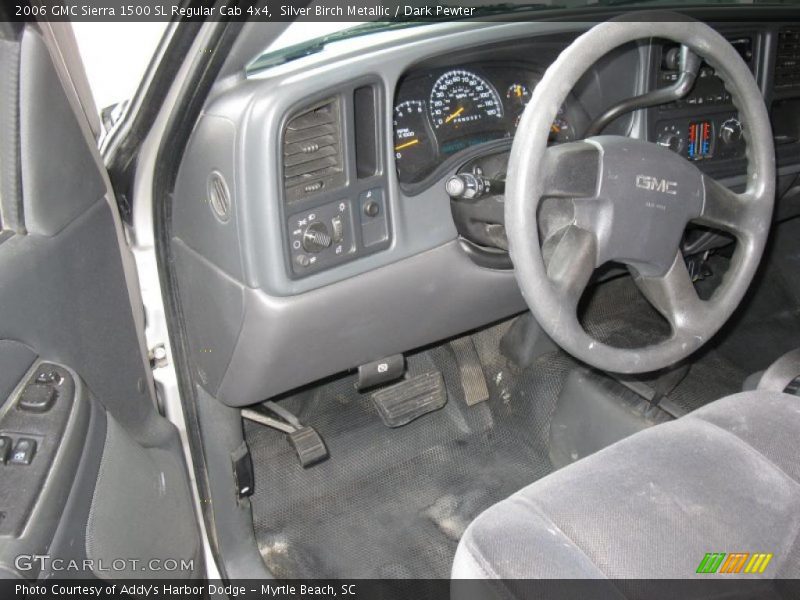 Silver Birch Metallic / Dark Pewter 2006 GMC Sierra 1500 SL Regular Cab 4x4