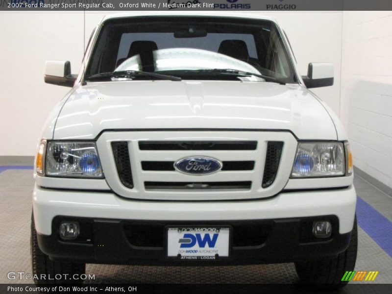 Oxford White / Medium Dark Flint 2007 Ford Ranger Sport Regular Cab