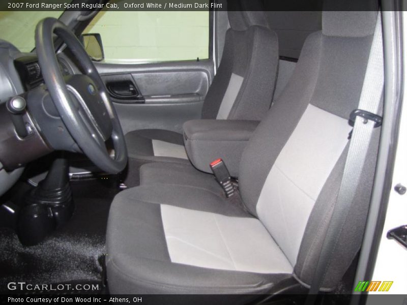 Oxford White / Medium Dark Flint 2007 Ford Ranger Sport Regular Cab